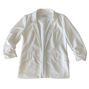 ONLY 3/4 Length White Blazer